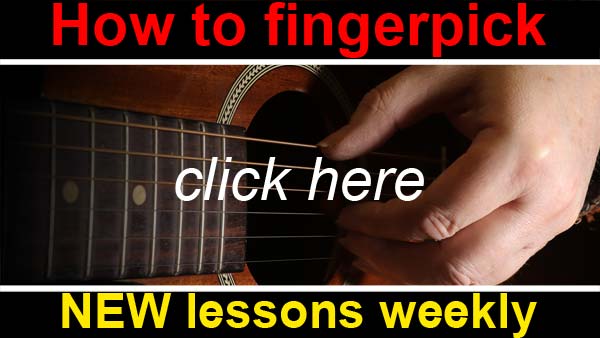 free online fingerstyle guitar lessons, free online fingerpicking lessons